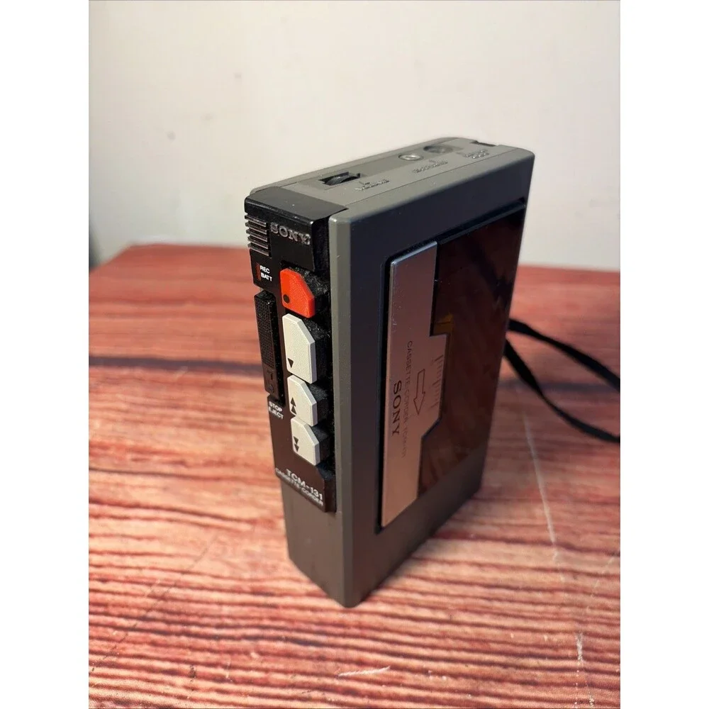 Vintage SONY TCM-131 Portable Cassette-Corder - Parts/Repair
